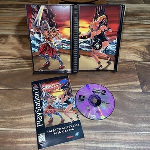 Battle Arena Toshinden 2 (Sony PlayStation 1, 1996) Long Box Complete CIB